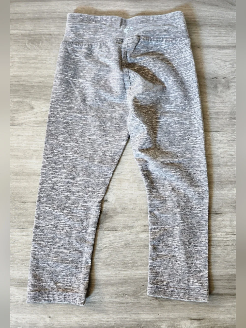 Justice Gray Marled Leggings Size 7